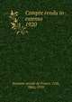 Compte rendu in-extenso. 1920, Semaine sociale de France. 11th, Metz, 1919 