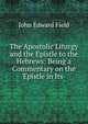The Apostolic Liturgy and the Epistle to the Hebrews: Being a Commentary on the Epistle in Its ., John Edward Field 