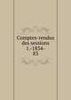 Comptes-rendus des sessions 1.-1834-. 83, Congr?s arch?ologique de France,Soci?t? fran?aise d'arch?ologie,Congr?s arch?ologique de France. S?ances g?n?rales 
