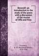 Beowulf; an introduction to the study of the poem with a discussion of the stories of Offa and Finn, Chambers, R. W. (Raymond Wilson), 1874-1942 