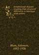 Jurisdictional disputes resulting from structural differences in American trade unions, Blum, Solomon, 1883-1926 