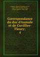 Correspondance du duc d'Aumale et de Cuvillier-Fleury;, Aumale, Henri d'Orl?ans, duc d', 1822-1897,Cuvillier-Fleury, Alfred Auguste, 1802-1887 