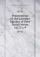 Proceedings of the Linnean Society of New South Wales. ser. 1 v. 4, Linnean Society of New South Wales 