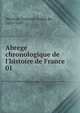 Abreg? chronologique de l'histoire de France, M?zeray, Fran?ois Eudes de, 1610-1683 