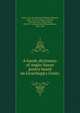 A handy dictionary of Anglo-Saxon poetry based on Groschopp's Grein;, Grein, C W. M. (Christian Wilhelm Michael), 1825-1877,Groschopp, Friedrich, 1858-,Harrison, James Albert, 1848-1911,Baskerville, William Malone, 1850-1899 