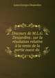 Discours de M.L.G. Desjardins . sur la r?solution relative ? la vente de la partie ouest du ., Louis Georges Desjardins 