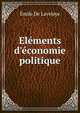 El?ments d'?conomie politique, Emile de Laveleye 