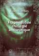 Fragments de chirurgie antiseptique, Jules Boeckel 