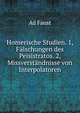 Homerische Studien. 1, Falschungen des Peisistratos. 2, Missverstandnisse von Interpolatoren, Ad Faust 