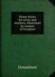 Home duties for wives and mothers, illustrated by women of Scripture, Donaldson 