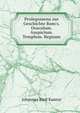 Prolegomena zur Geschichte Rom's. Oraculum. Auspicium. Templum. Regnum, Johannes Emil Kuntze 