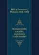 Romancerillo catala?n, canciones tradicionales, Mil? y Fontanals, Manuel, 1818-1884 