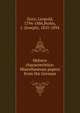 Hebrew characteristics: Miscellaneous papers from the German, Zunz, Leopold, 1794-1886,Perles, J. (Joseph), 1835-1894 