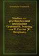 Studien zur griechischen und lateinischen Grammatik, herausg. von G. Curtius (K. Brugman)., Griechische Grammatik 