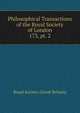 Philosophical Transactions of the Royal Society of London. 173, pt. 2, Royal Society (Great Britain) 