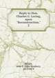 Reply to Hon. Charles G. Loring, upon "Reconstruction.". 2, Wright, John S. (John Stephen), 1815-1874 
