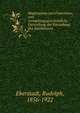 Magisterium und Fraternitas; eine verwaltungsgeschichtliche Darstellung der Entstehung des Zunftwesens, Eberstadt, Rudolph, 1856-1922 