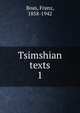 Tsimshian texts. 1, Franz Boas 