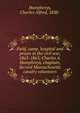 Field, camp, hospital and prison in the civil war, 1863-1865; Charles A. Humphreys, chaplain, Second Massachusetts cavalry volunteers, Humphreys, Charles Alfred, 1838- 