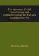 Ein einsames Urteil (Semitismus und Antisemitismus) der Fall des Kapitans Dreyfus, Strauss, Henri 