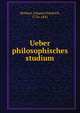 Ueber philosophisches studium, Herbart Johann Friedrich 