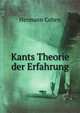 Kants Theorie der Erfahrung, Hermann Cohen 