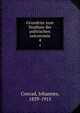Grundriss zum Studium der politischen oekonomie. 4, Conrad, Johannes, 1839-1915 