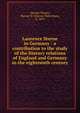 Laurence Sterne in Germany : a contribution to the study of the literary relations of England and Germany in the eighteenth century, Hewett-Thayer, Harvey W. (Harvey Waterman), b. 1873 