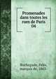 Promenades dans toutes les rues de Paris. 04, Rochegude, Felix, marquis de, 1863- 