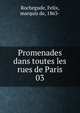 Promenades dans toutes les rues de Paris. 03, Rochegude, Felix, marquis de, 1863- 