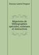 Repertoire de bibliographies speciales, curieuses et instructives, Etienne Gabriel Peignot 