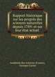Rapport historique sur les progr?s des sciences naturelles depuis 1789: et sur leur ?tat actuel ., Acad?mie des sciences (France), Georges Cuvier 
