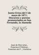 Junta C?vica del 5 de mayo de 1871: Discursos y poesias pronunciados en San Fernando, la Alameda ., Juan de Dios Arias , Francisco P. Beltran , Francisco de P . ; Gochicoa 