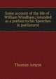 Some account of the life of . William Windham; intended as a preface to his Speeches in parliament, Thomas Amyot 