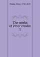 The works of Peter Pindar. 1, Pindar, Peter, 1738-1819 