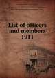 List of officers and members. 1911, American Mathematical Society, New York,American Mathematical Society, New York. Annual register,American Mathematical Society, New York. List of members, constitution, by-laws .. 