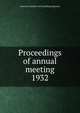 Proceedings of annual meeting. 1932, American Institute of Consulting Engineers 