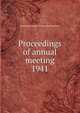 Proceedings of annual meeting. 1941, American Institute of Consulting Engineers 