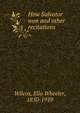 How Salvator won and other recitations, Ella Wheeler Wilcox 