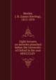 Eight lectures on miracles preached before the University of Oxford in the year MDCCCLXV, Mozley, J. B. (James Bowling), 1813-1878 