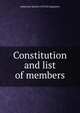 Constitution and list of members, American Society of Civil Engineers 