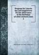 Program for Lincoln day and suggestions for the observance of the birthdays of other eminent men. 2, West Virginia. State dept. of education 