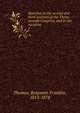 Speeches in the second and third sessions of the Thirty-seventh Congress, and in the vacation. 1, Thomas, Benjamin Franklin, 1813-1878 