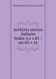 Archivio storico italiano. Index n.s v.01 ; ser.03 v.16, Deputazione toscana di storia patria 