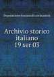 Archivio storico italiano. 19 ser 03, Deputazione toscana di storia patria 