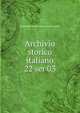 Archivio storico italiano. 22 ser 03, Deputazione toscana di storia patria 