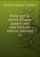 Fonti per la storia d'Italia pubblicate dall'Istituto storico italiano, Istituto storico italiano 