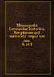 Monumenta Germaniae historica. Scriptorum qui vernacula lingua usi sunt. 4, pt.1, Gesellschaft f?r ?ltere Deutsche Geschichtskunde zur Bef?rderung einer Gesammtausgabe der Quellenschriften Deutscher Geschichten des Mittelalters 