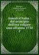 Annali d'Italia : dal principio dell'era volgare sino all'anno 1750, Muratori Lodovico Antonio 