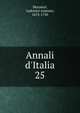 Annali d'Italia, Muratori Lodovico Antonio 
